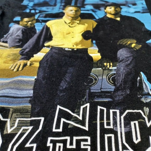 Boyz In The Hood Men's Size M Black Graphic T-Shirt Ice Cube Cuba 90's Gangster - Picture 4 of 7